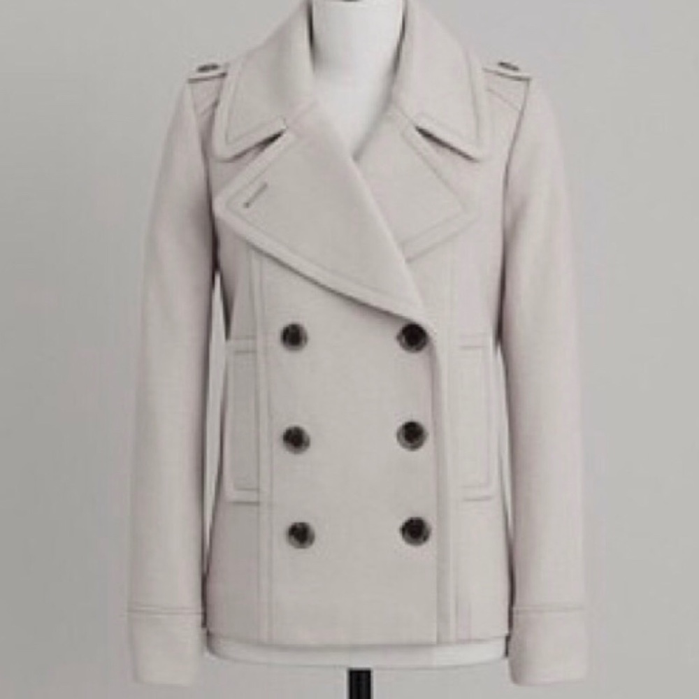 Tan pea coat with Thinsulate